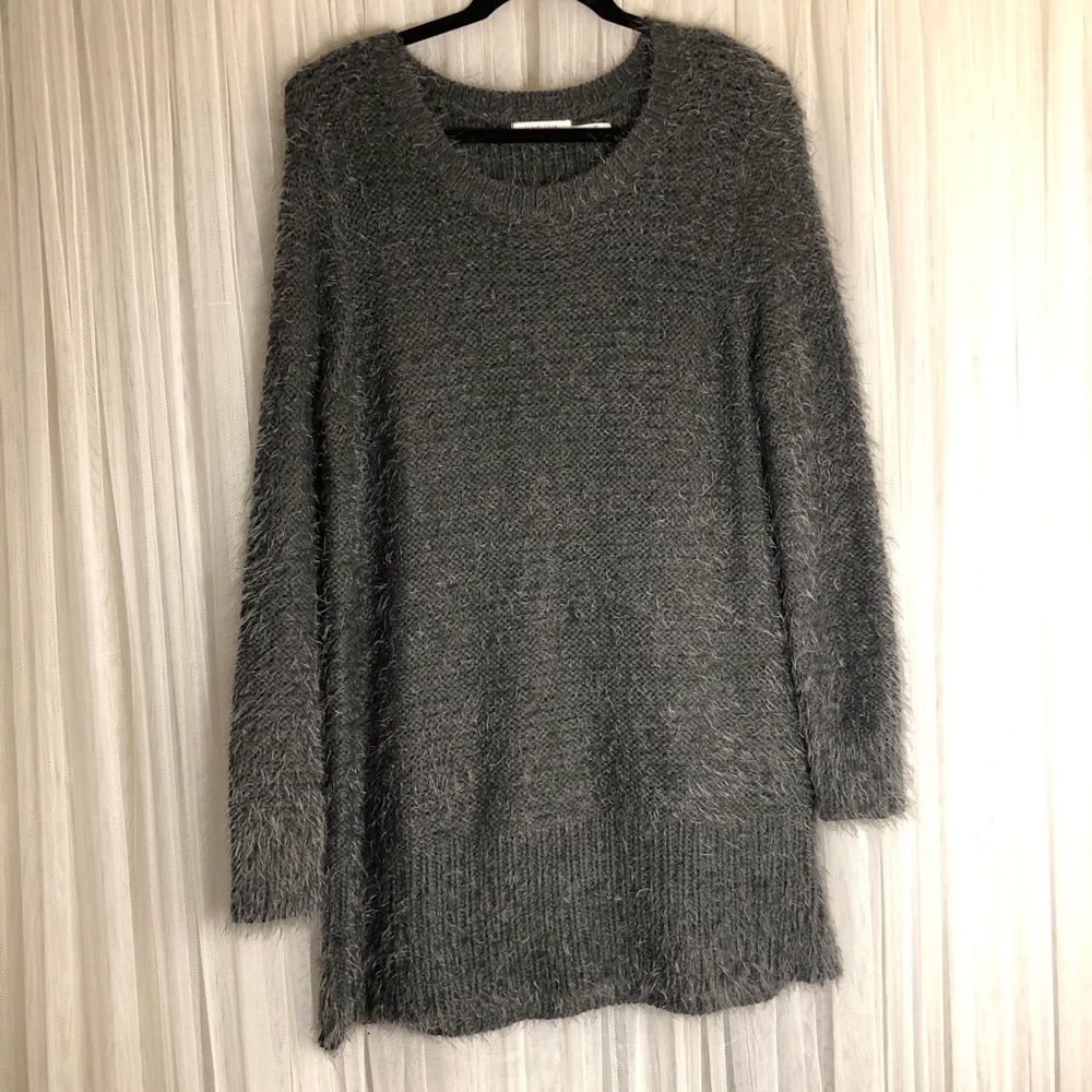 Eyelash Tunic Sweater Size M